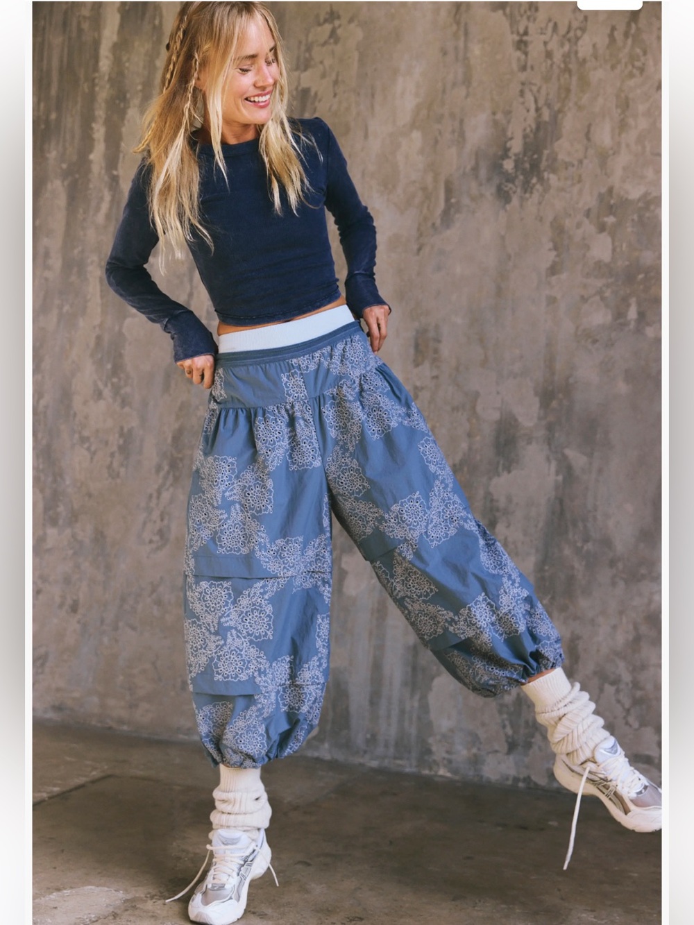 FP Movement Gonna Love Me Eyelet Crop Joggers